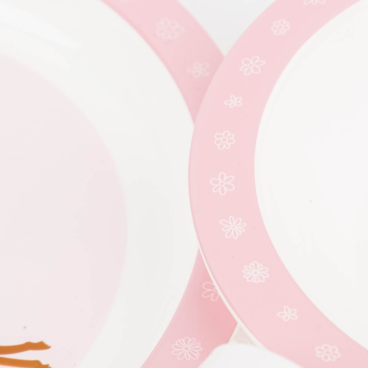 Schöner Leben Kinder Geschirrset 3-tlg. Feenwelt aus recycelten PET-Flaschen weiß rosa bunt 26,5x6,5x24,5cm von Sass & Belle Meist gekauft