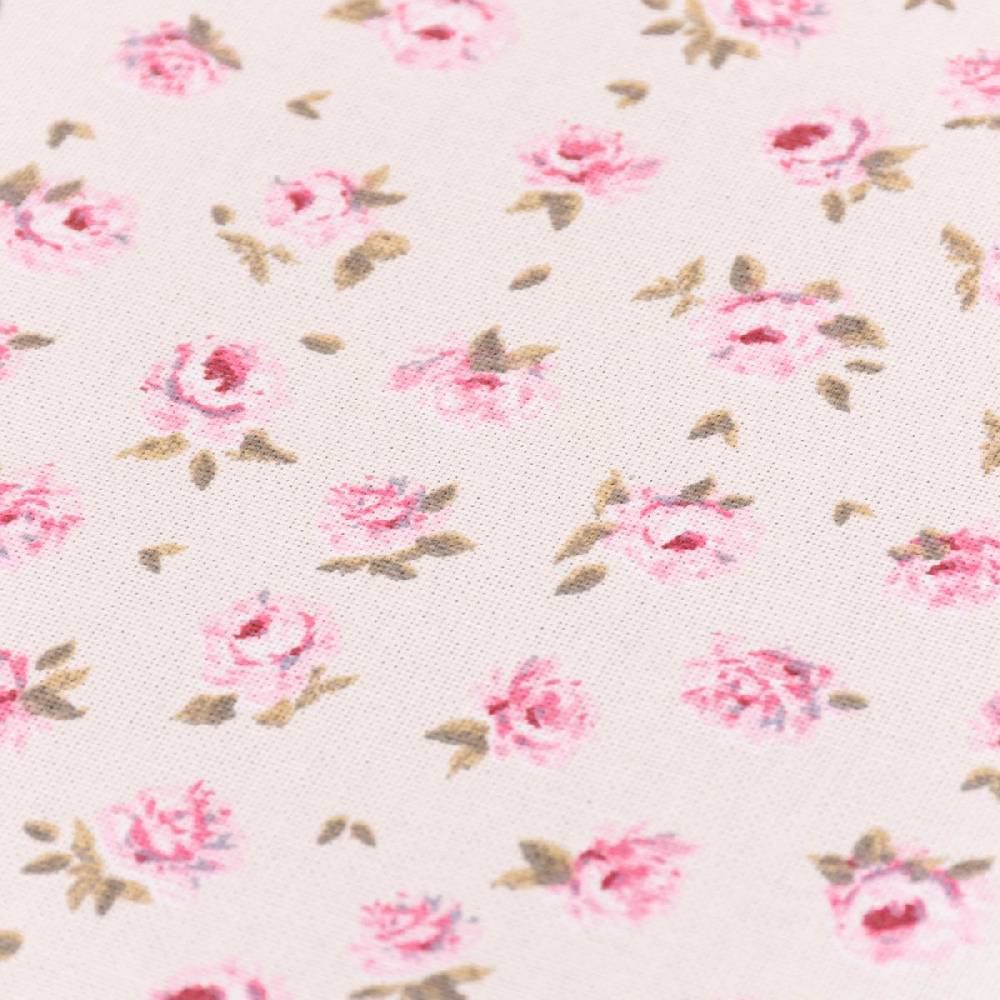 Schöner Leben Tischdecke Classic Little Rose Rosenblüten ecru rosa in versch. Größen von SCHÖNER LEBEN Tiefpreis