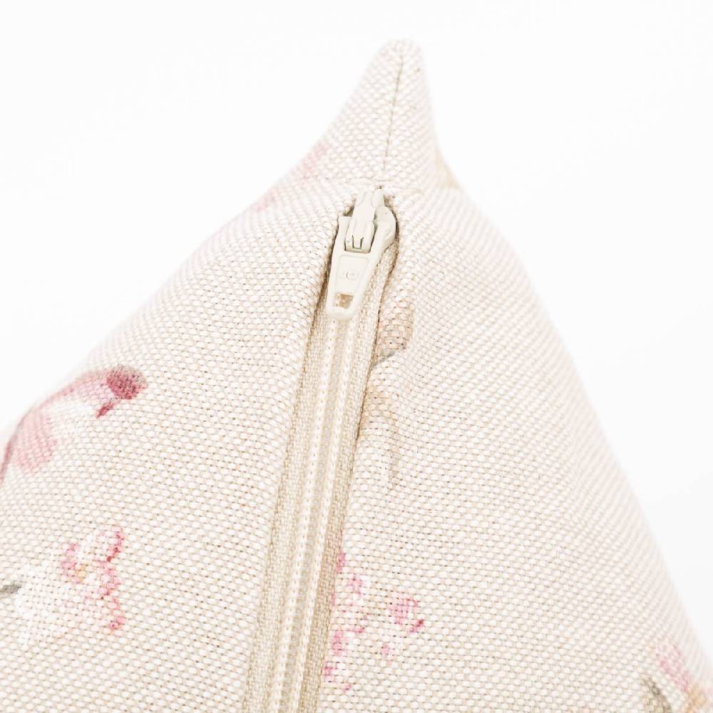 Schöner Leben Kissenhülle Classic Painted Rose Rosen Leinenlook natur rosa in versch. Größen oder Wunschmaß von SCHÖNER LEBEN Zeitbegrenzte Promotion