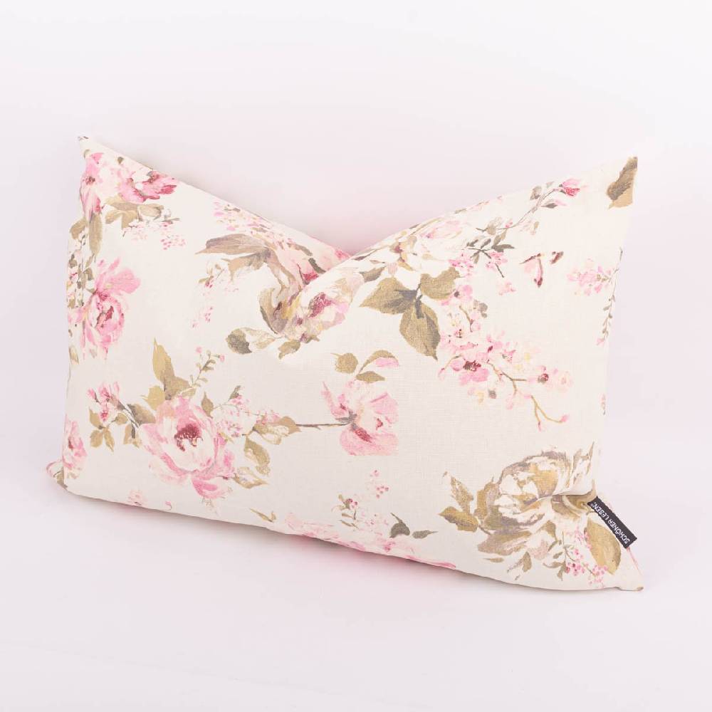 Schöner Leben Kissenhülle Classic Painted Rose Rosen ecru rosa in versch. Größen oder Wunschmaß von SCHÖNER LEBEN Bis zu 60% Rabatt