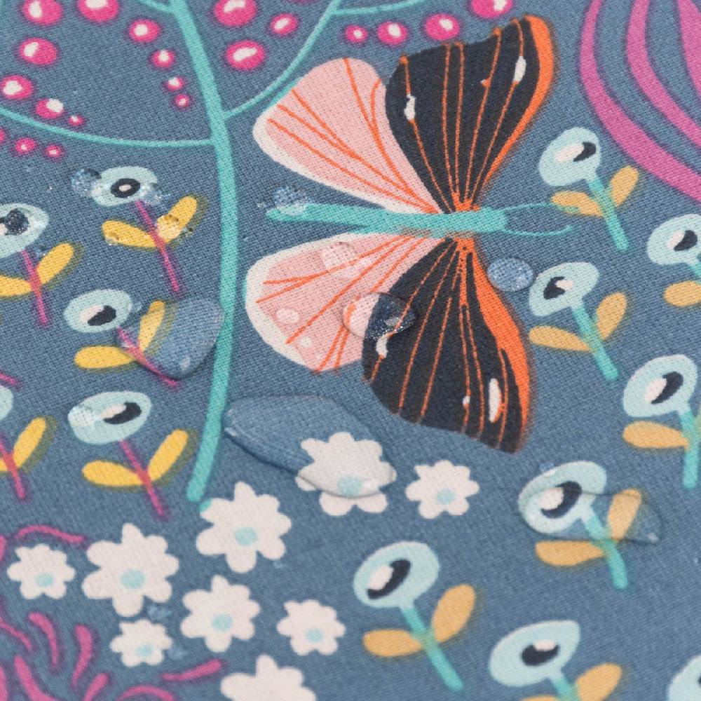 Schöner Leben Tischdecke abwaschbar Papilio Blumen Schmetterlinge blau bunt div. Größen oder Wunschmaß von SCHÖNER LEBEN 50% Rabatt mit kostenlosem Versand