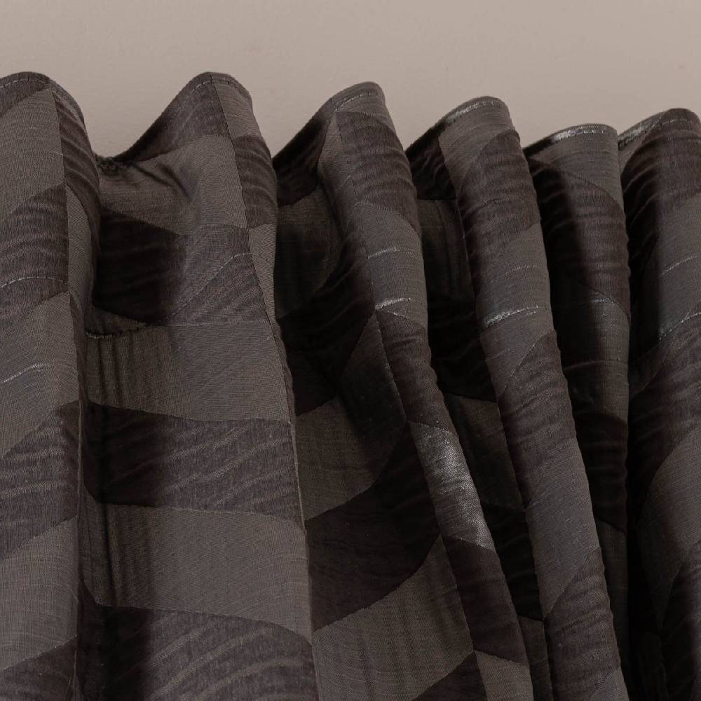 Schöner Leben Vorhang Willow Doubleface Doppelgewebe Chevron Streifen anthrazit in 245cm hoch mit div. Breiten oder Wunschmaß von SCHÖNER LEBEN Black Friday Preise