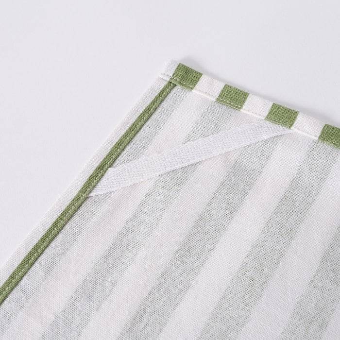 Schöner Leben Geschirrtuch 2er Set mit Blumen und Streifen aus Baumwolle weiß-grün und weiß-gelb-grün 50x70cm Bestseller