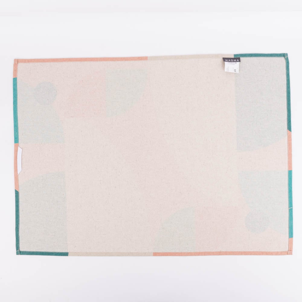 Schöner Leben Geschirrtuch Shapes Digitaldruck aus Leinen-Mischgewebe rosa bunt 50x70cm Sonderangebote