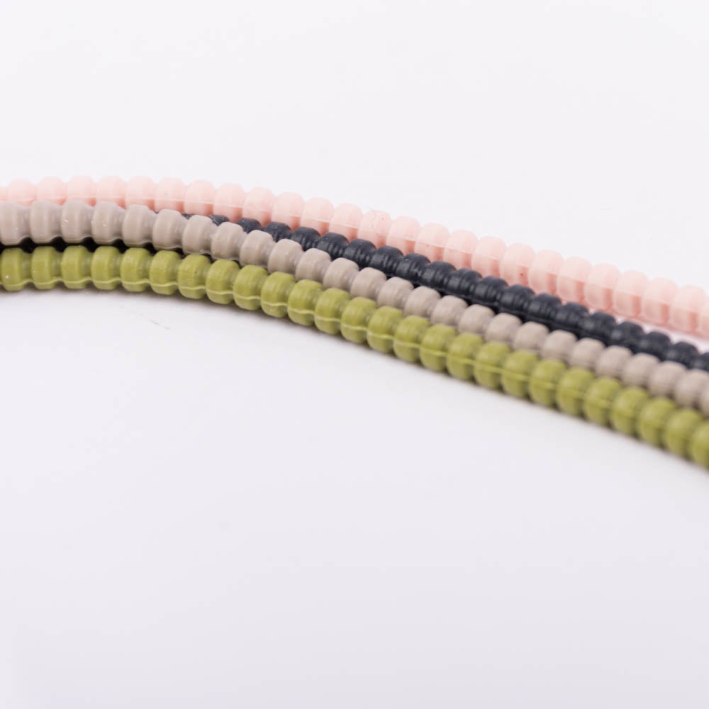 Schöner Leben 4 Stück Allzwek-Binder aus Silikon rosa grün grau 35cm von Kochblume Riesige Ersparnisse