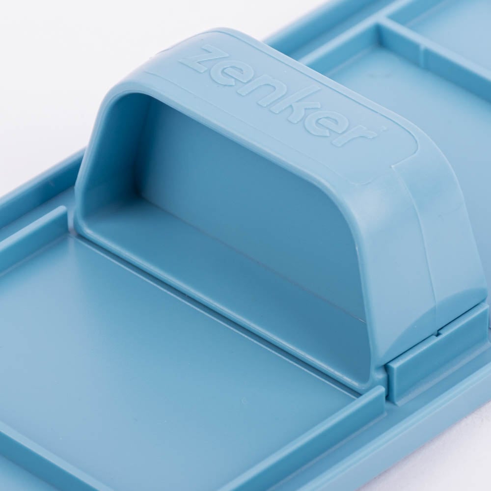 Schöner Leben Kuchenglätter Kunststoff blau 16,5x8,5cm von Zenker Letzte 2 Tage
