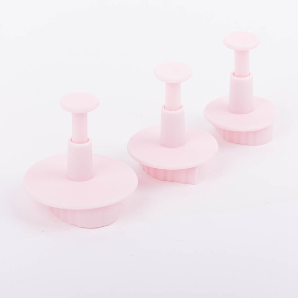 Schöner Leben 3er Set Ausstecher mit Zen Blattmuster 42mm 33mm 23mm lang von Zenker Zeitbegrenzte Promotion