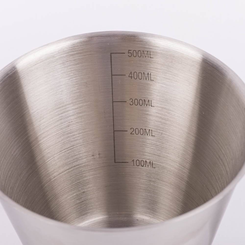 Schöner Leben Messbecher Smart Pastry aus Edelstahl silber 500ml von Zenker Vierteljährliche Förderung
