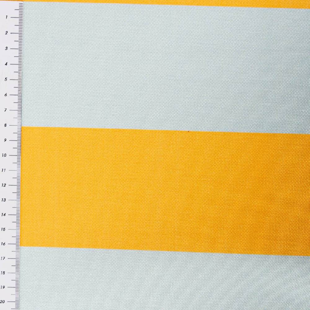 Schöner Leben Outdoorstoff Dralon Digitaldruck Summer Stripes gelb hellblau 1,60m Breite Black Friday Preise
