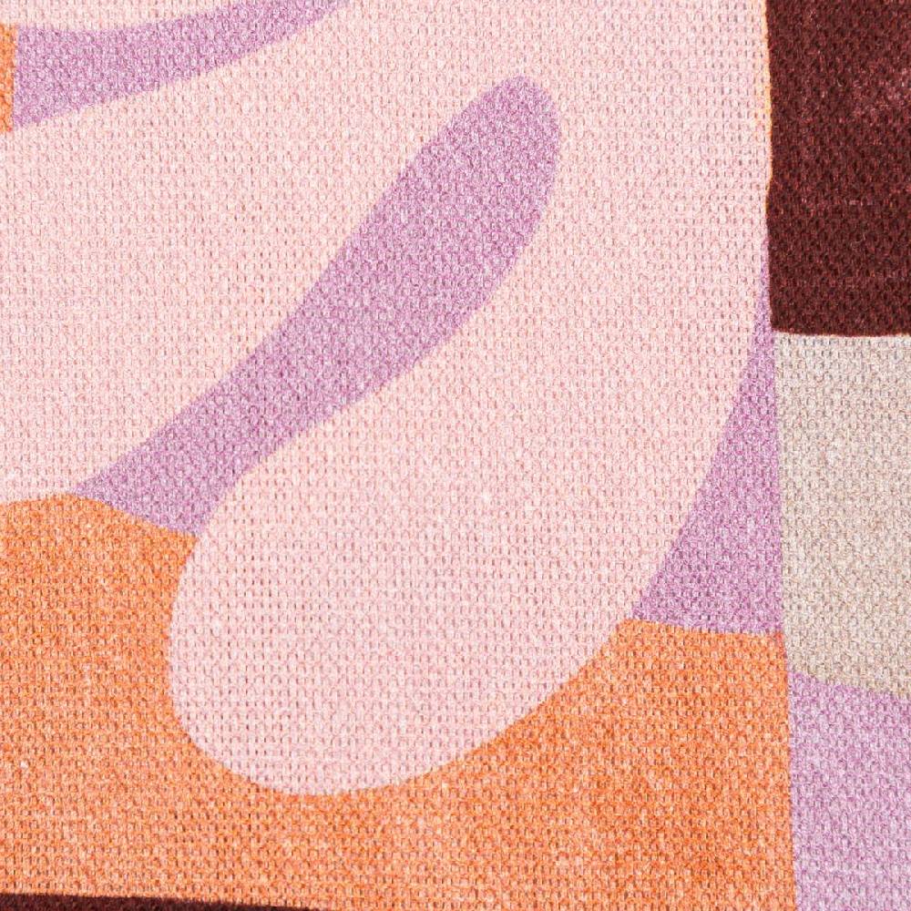 Schöner Leben Canvas Stoff Nerida Hansen Abstract Tiffany terracotta flieder 1.4m Breite Meist gekauft