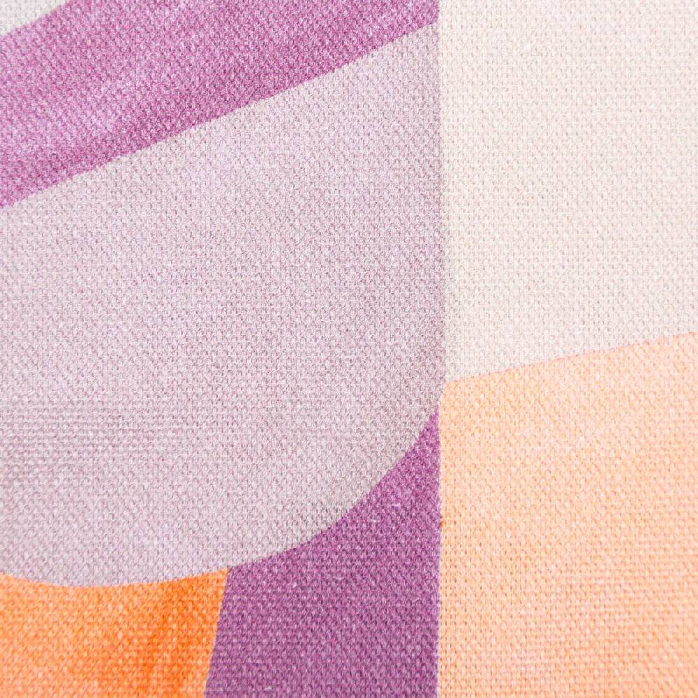 Schöner Leben Canvas Stoff Nerida Hansen Abstract Lilac lila orange 1,40m Breite Blitzverkäufe
