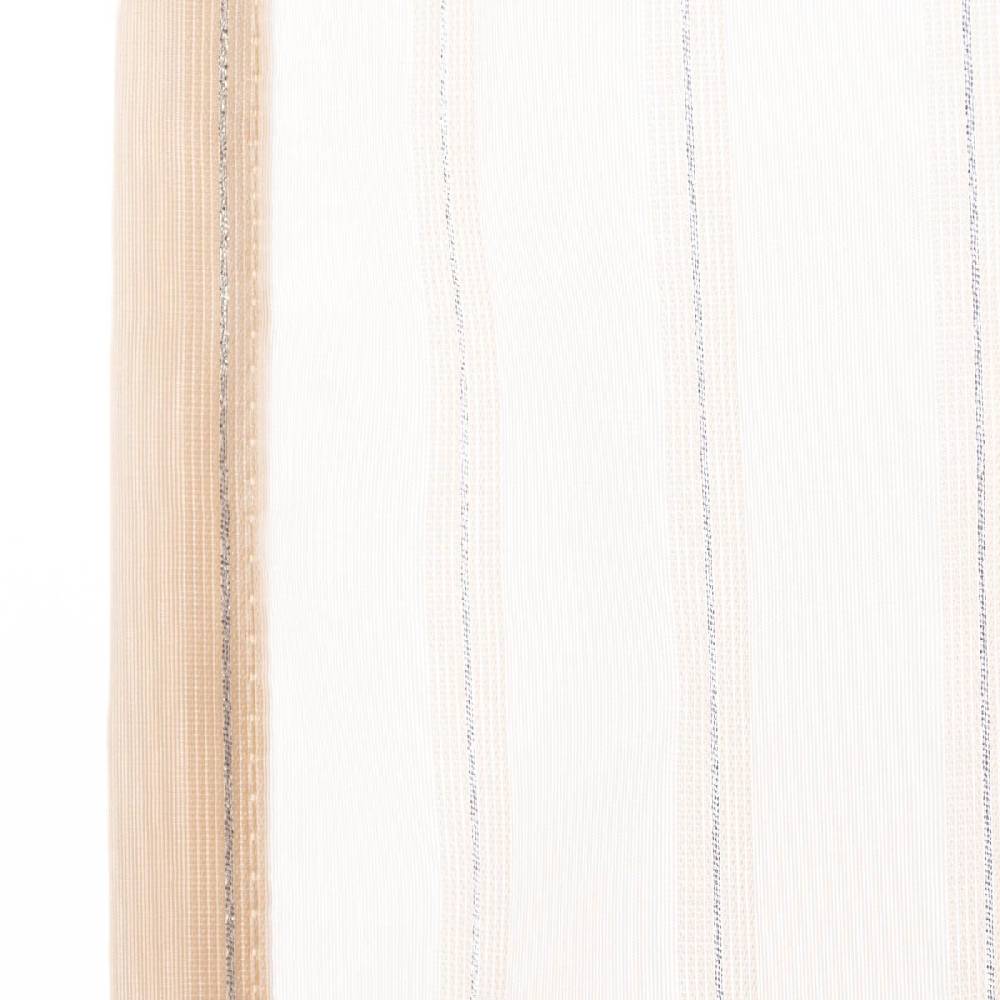 Schöner Leben Ösenvorhang Soho Club Barbara Becker Längsstreifen beige silber 140cmx245cm Valentinstagsangebot