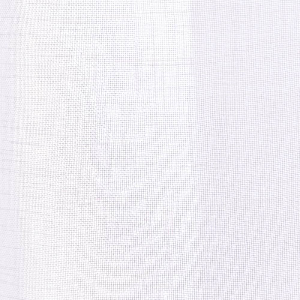 Schöner Leben Gardine My Style mit verdeckten Schlaufen transparent uni Leinenstruktur weiß 140cmx255cm Lagerräumung