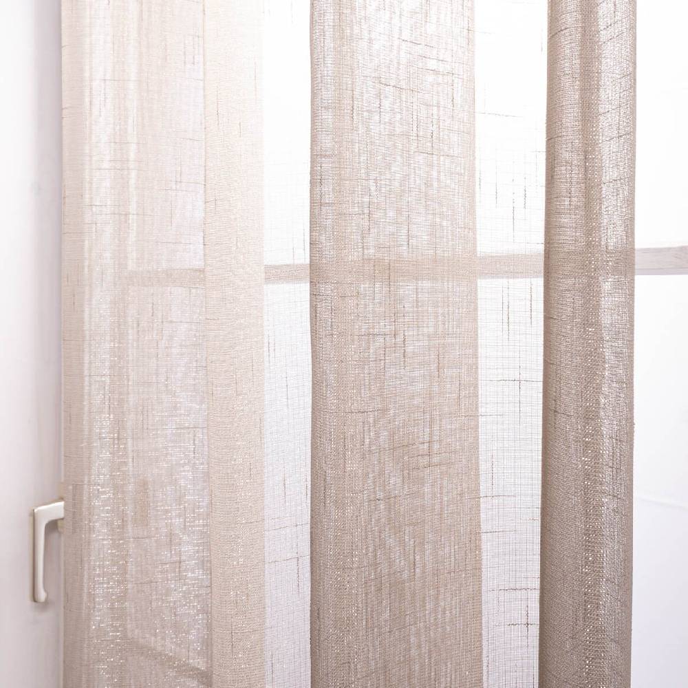 Schöner Leben Ösenvorhang Mirage Elbersdrucke Batist transparent natur silber 140cmx255cm Exklusive Angebote