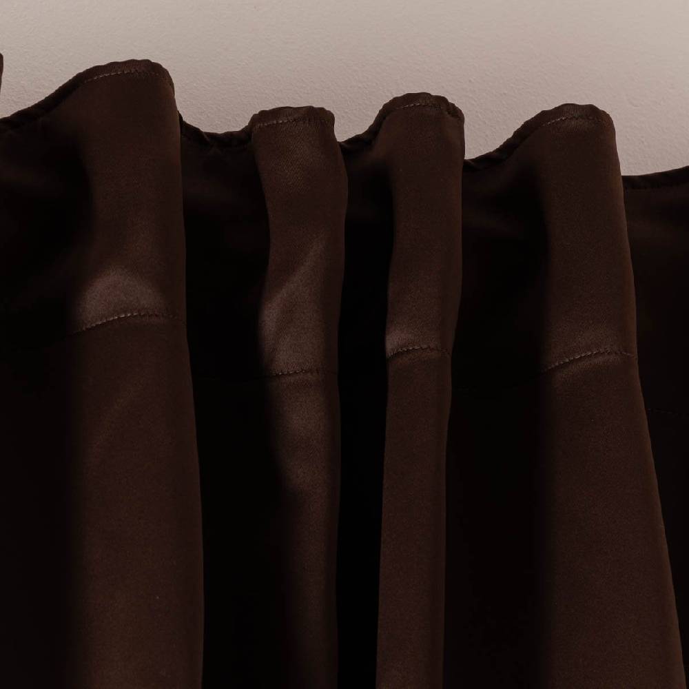 Schöner Leben Verdunkelungsvorhang Black Out Midnight Elbersdrucke uni braun 140cmx255cm Neuheiten