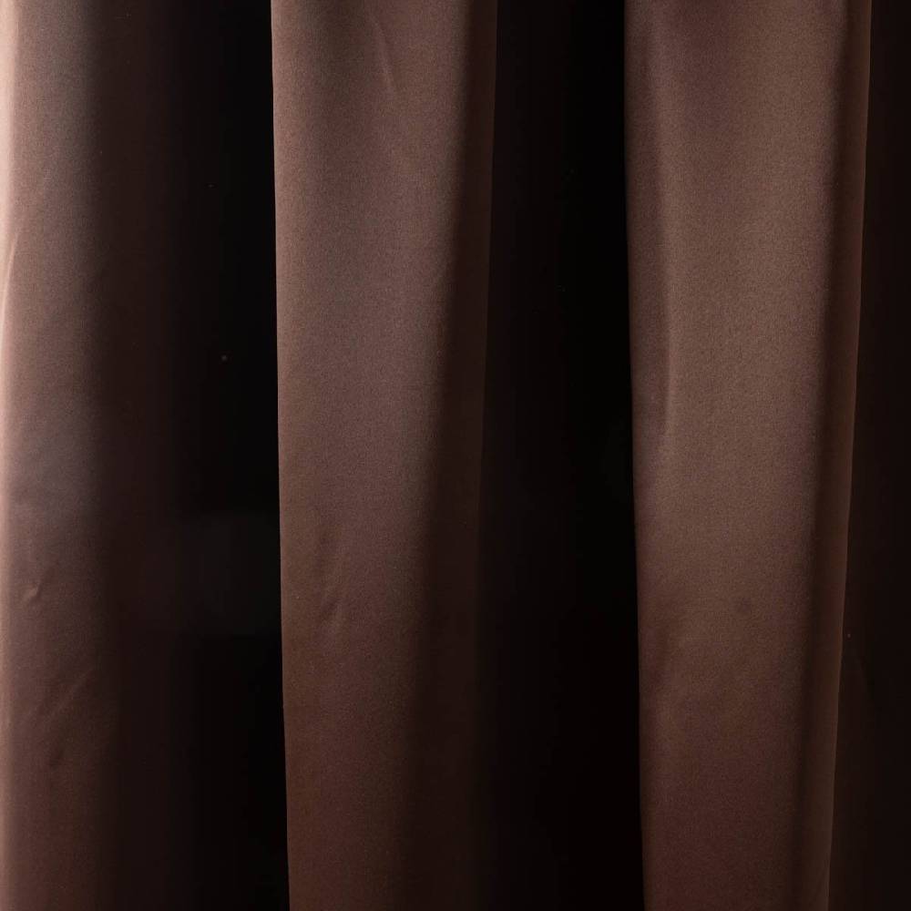 Schöner Leben Verdunkelungsvorhang Black Out Midnight Elbersdrucke uni braun 140cmx255cm Neuheiten