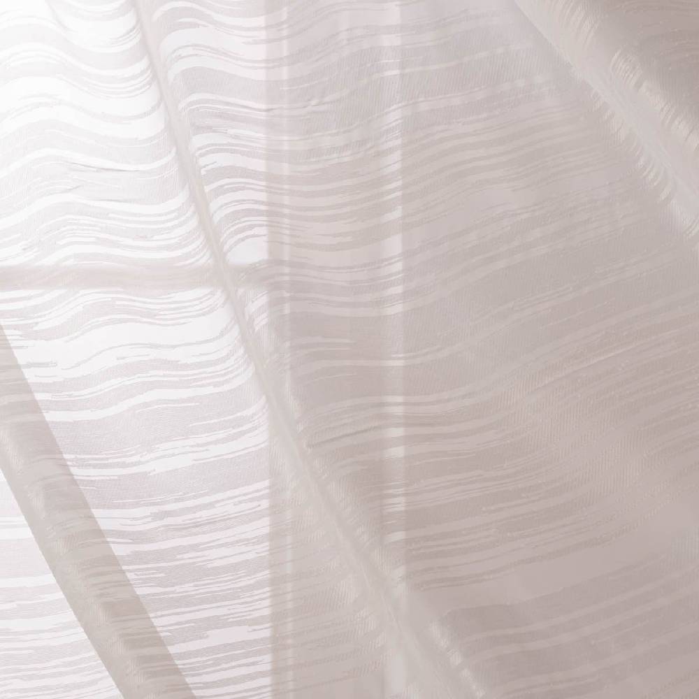 Schöner Leben Schlaufenschal Gardine Filou Elbersdrucke transparent Scherli Ikat weiß140cmx255cm Kauf eins, bekomm eins gratis