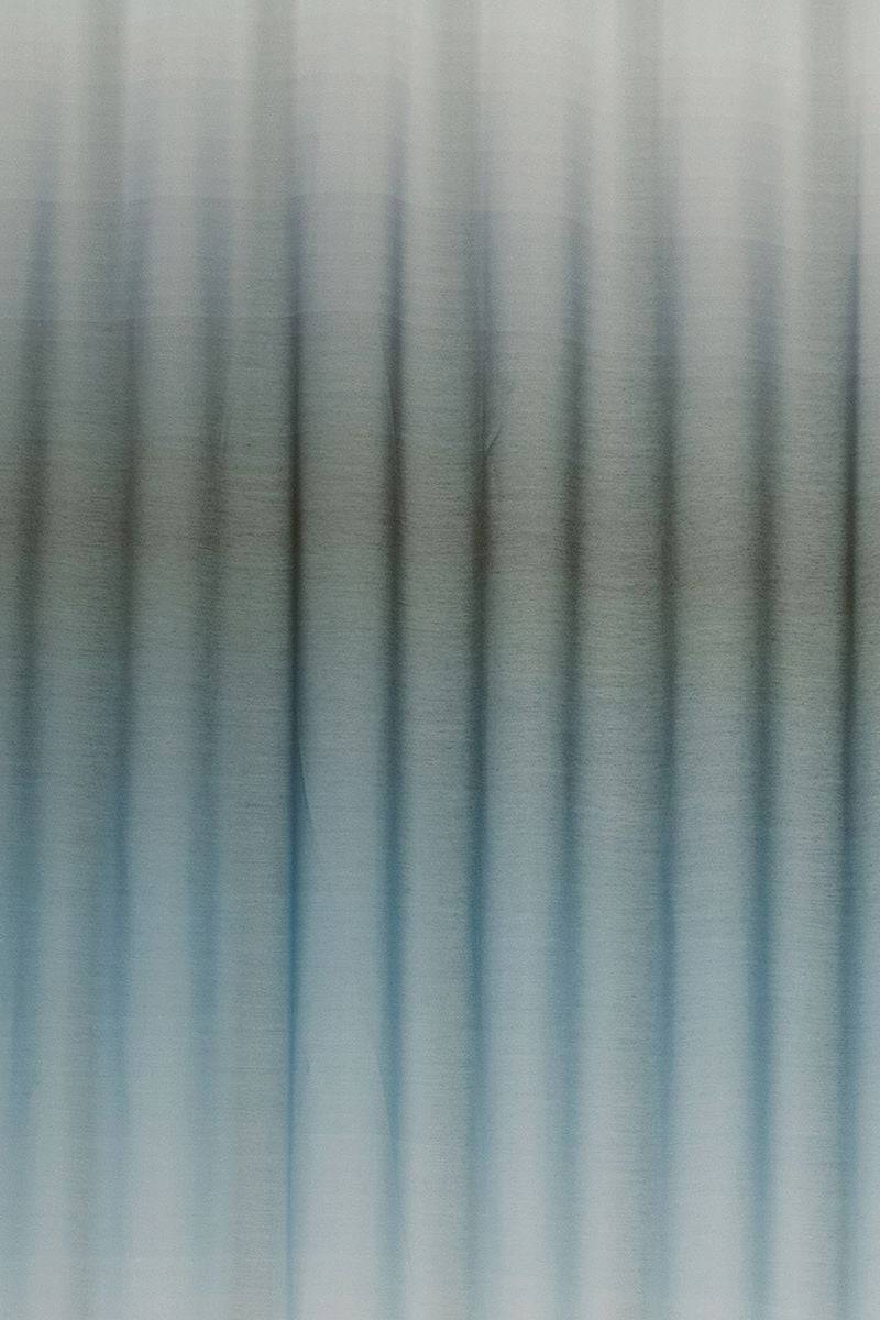 Schöner Leben Gardine Evolution Elbersdrucke halbtransparent Farbverlauf blau beige 140cmx255cm Sonderangebote
