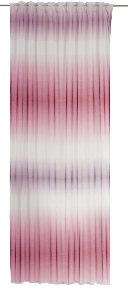 Schöner Leben Gardine Evolution Elbersdrucke halbtransparent Farbverlauf rot lila weiß 140cmx255cm Riesige Ersparnisse