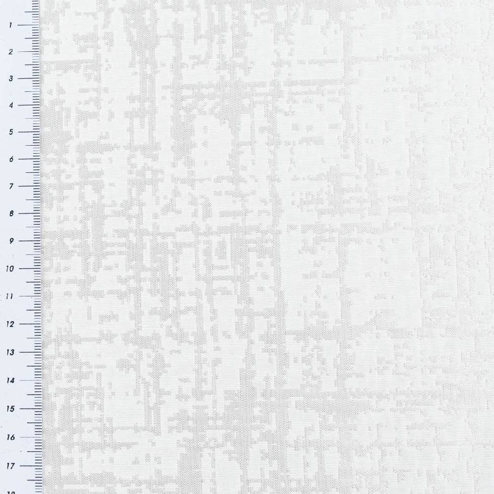 Schöner Leben Rasch Textil Vorhangstoff Doubleface Jacquard Air Strukturdessin weiß 295cm breit Kostenlose Rückgabe