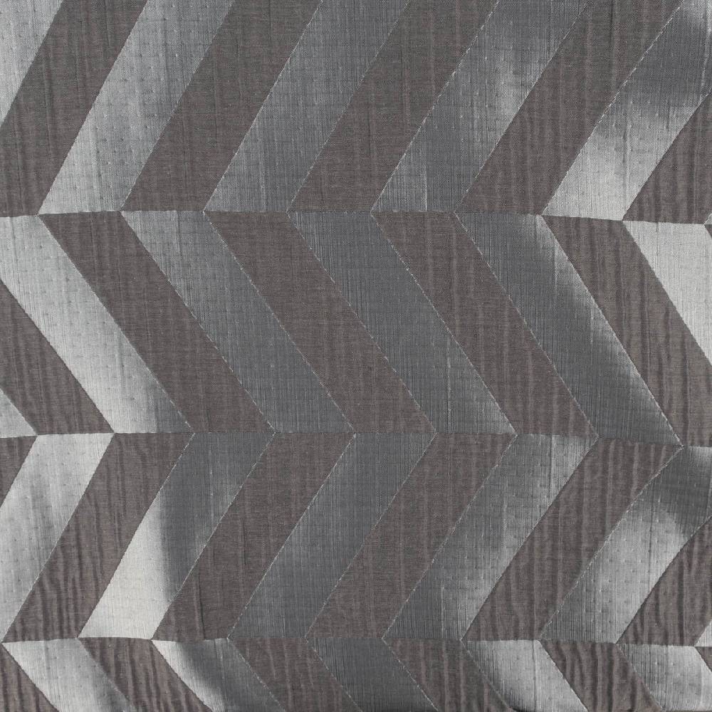 Schöner Leben Rasch Textil Vorhangstoff Doubleface Doppelgewebe Willow Chevron Streifen anthrazit 295cm breit