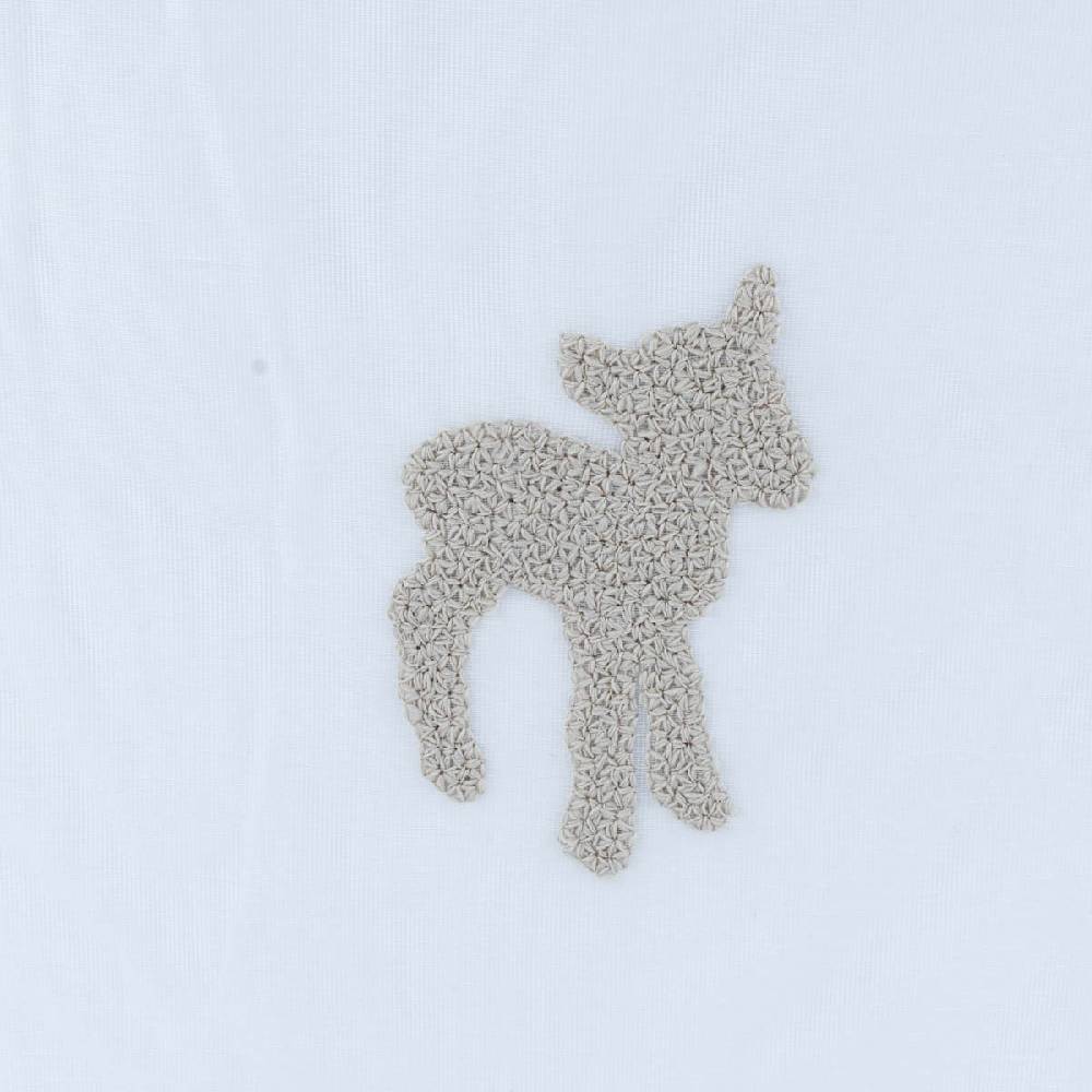 Schöner Leben Rasch Textil Kinder Gardinenstoff Bambino Counting Sheep Schäfchen ecru weiß natur 150cm Zeitbegrenzte Promotion