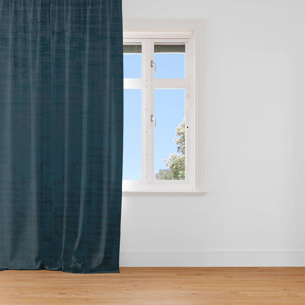 Schöner Leben Sonderangebot Vorhang mit Ösen Velvet Marble Samt mit Struktur uni blau 245cm von SCHÖNER LEBEN Bis zu 60% Rabatt