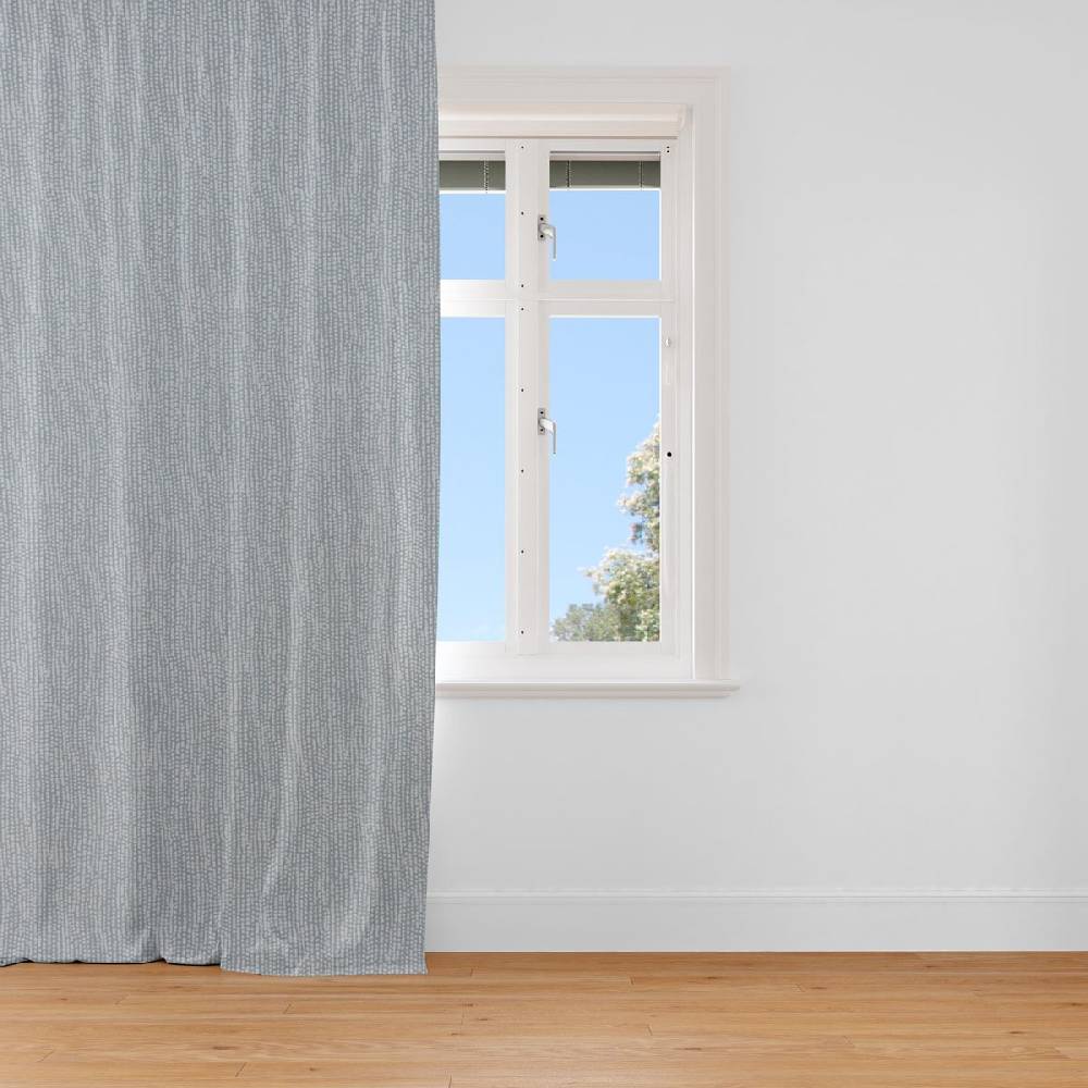 Schöner Leben Sonderangebot Vorhang mit Ösen STUDIO G Rainfall Regentropfen mineral blau weiß 245cm von SCHÖNER LEBEN Bis zu 65% Rabatt
