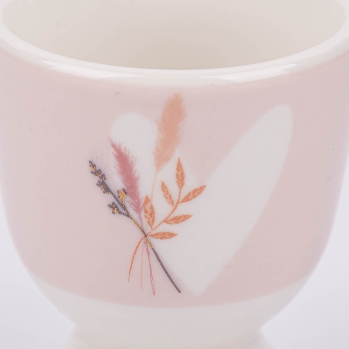 Schöner Leben Eierbecher aus Porzellan Herz mit Strauß rosa pastell 5x6cm von der Schreibkram Manufaktur Riesige Rabatte