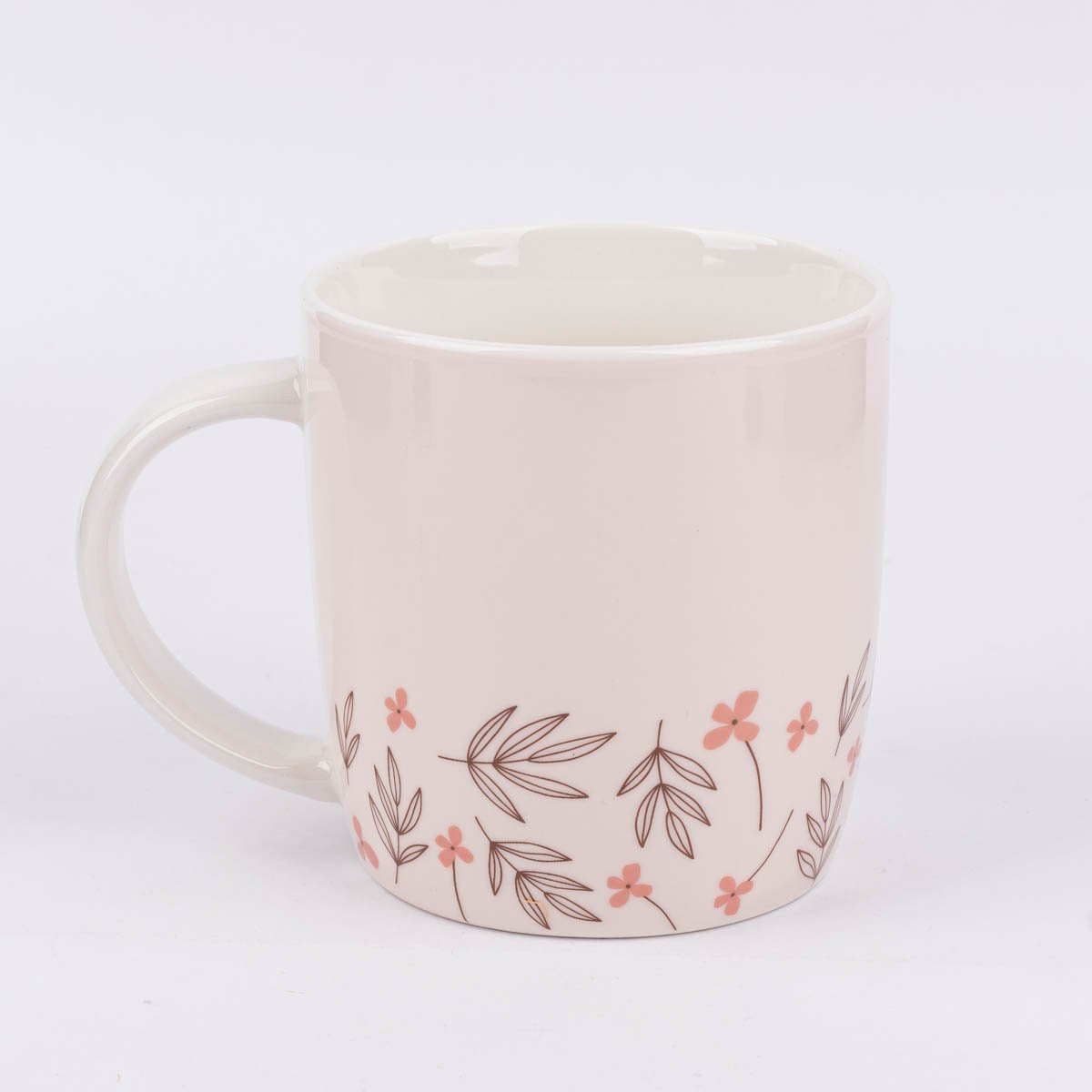 Schöner Leben Tasse Gute Laune aus Porzellan Beste Mama der Welt Blumen rosa braun weiß 300ml von Grafik Werkstatt Kostenloser Versand international