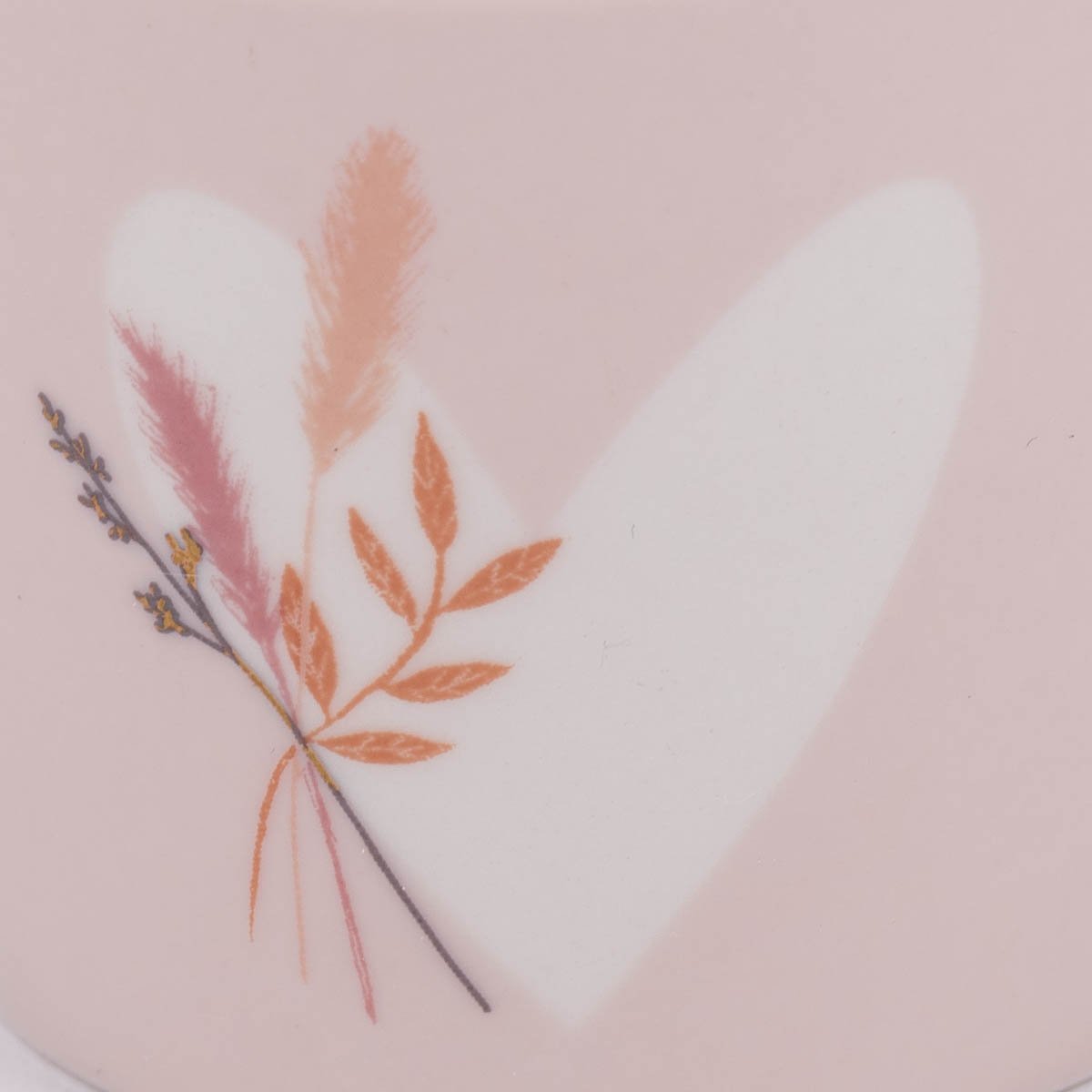 Schöner Leben Espresso Tasse aus Porzellan Herz mit Strauß rosa pastell 50ml von der Schreibkram Manufaktur Im Verkauf