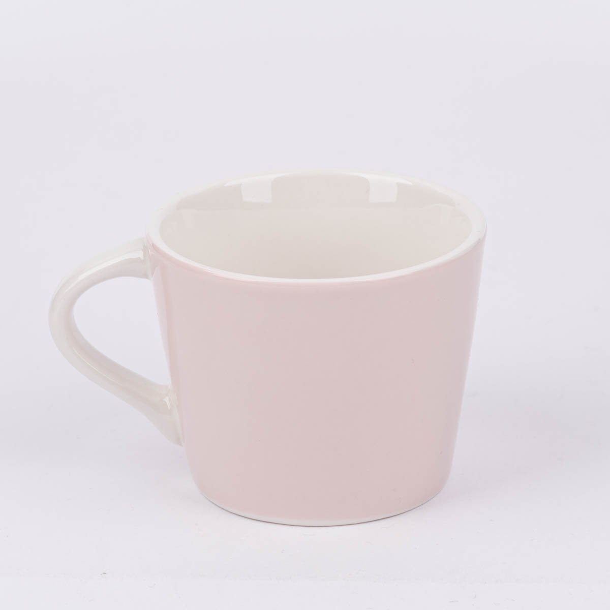 Schöner Leben Espresso Tasse aus Porzellan Herz mit Strauß rosa pastell 50ml von der Schreibkram Manufaktur Im Verkauf