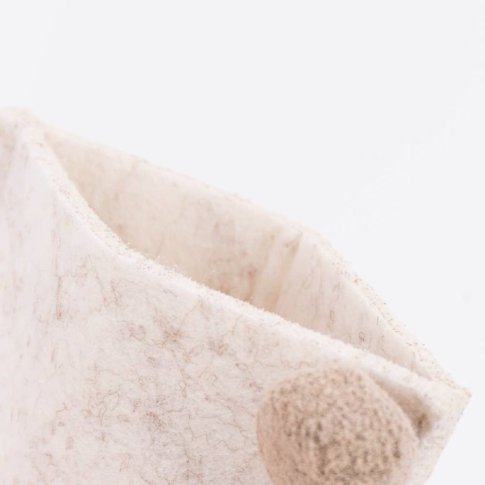 Schöner Leben Eierwärmer Hase aus Polyesterfilz in hellgrau dunkelgrau oder beige 8,5x22cm Outlet