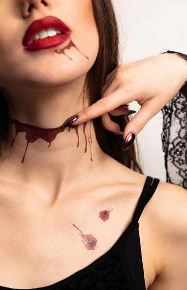 Schöner Leben Halloween Tattoos Narben abwaschbar 13 Stk Großer Ausverkauf