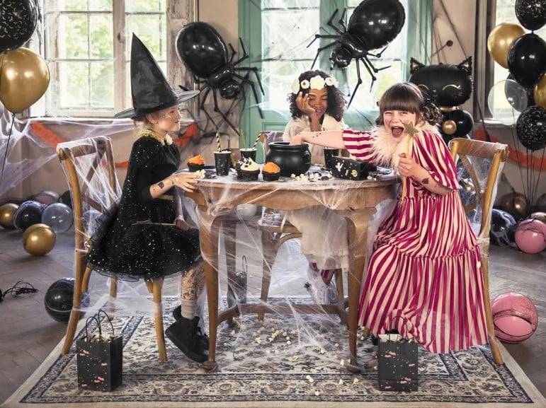 Schöner Leben Halloween Spinnennetz in Weiß 60g mit zwei Spinnen Flash Sale