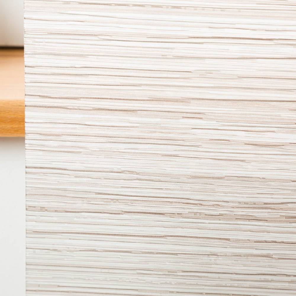 Schöner Leben Schiebegardinen Meterware Streifen taupe 60cm Breite