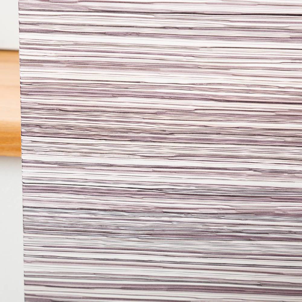 Schöner Leben Schiebegardinen Meterware Streifen aubergine 60cm Breite