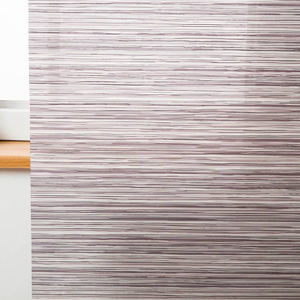 Schöner Leben Schiebegardinen Meterware Streifen aubergine 60cm Breite Kostenlose Rückgabe