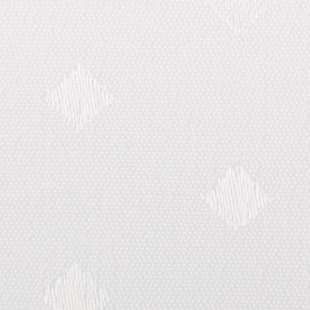 Schöner Leben Satin Stoff Tischdecke Meterware mit Acryl-Fleckschutz Mini-Raute weiß 1,40cm Breite Neueste Stile