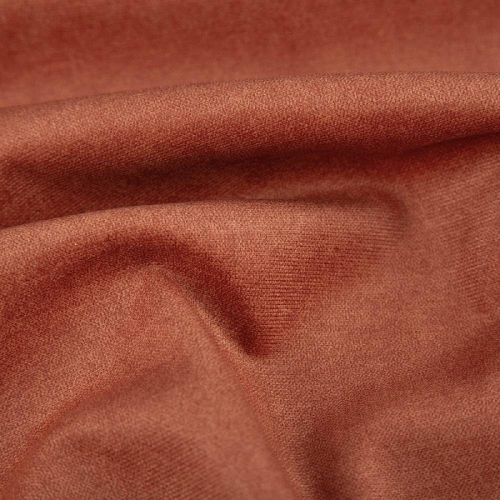 Schöner Leben Polsterstoff Mikrofaser-Samt Fleckschutz Easy Clean Vena uni braunrot 1,45m Breite Discount Store für neue Produkte