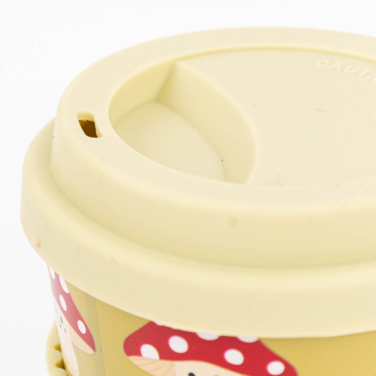 Schöner Leben To go Becher aus recycelten PET Flaschen Fliegenpilz grün rot weiß 400ml von Sass & Belle 50% Rabatt für begrenzte Zeit