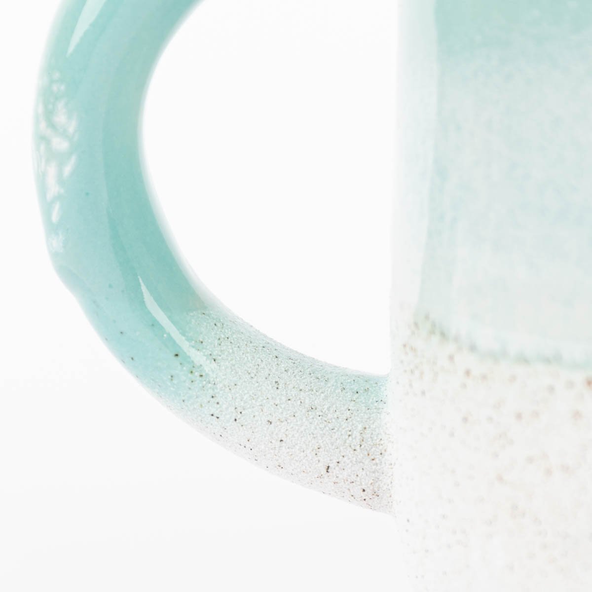 Schöner Leben Tasse Mojave glasiert aus Steinzeug mintgrün weiß 350ml von Sass & Belle Rabatte dieses Monats