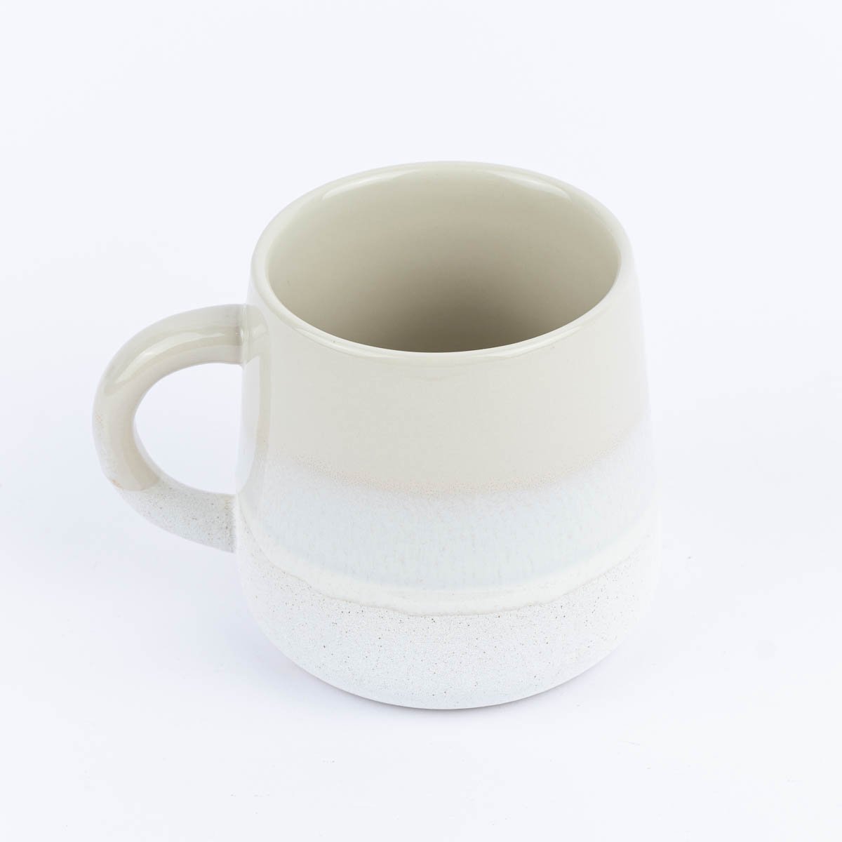 Schöner Leben Sass & Belle Tasse Mojave glasiert Steinzeug beige weiß 350ml Günstiger Verkauf
