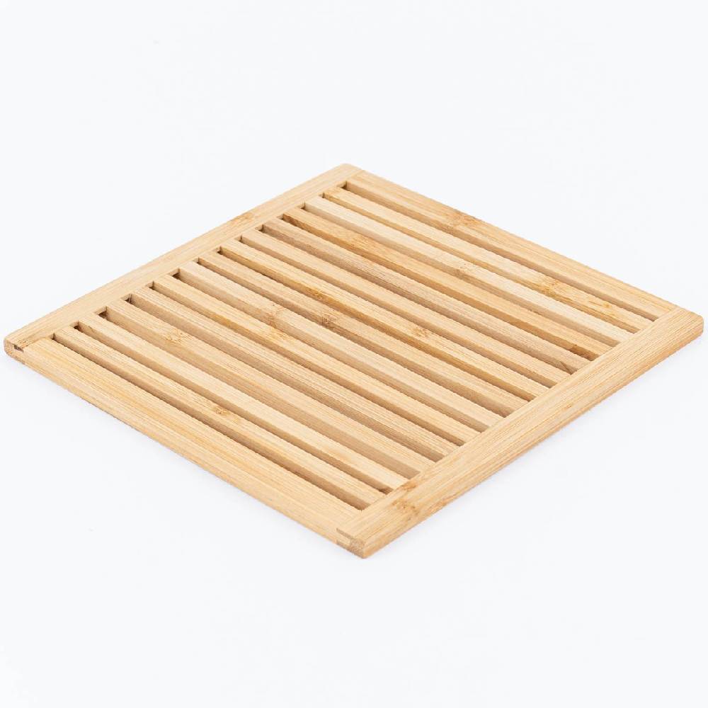 Schöner Leben Untersetzer aus Bambus quadratisch natur 20x20x0,5cm Günstig kaufen