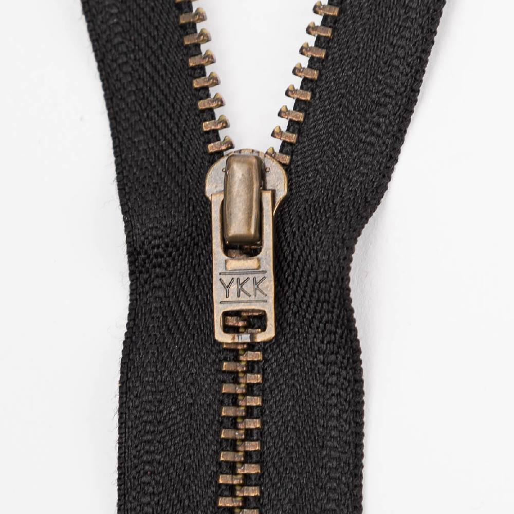 Schöner Leben Reißverschluss Metall antik gold nicht teilbar 3mm 16cm lang in versch. Farben Online Outlet