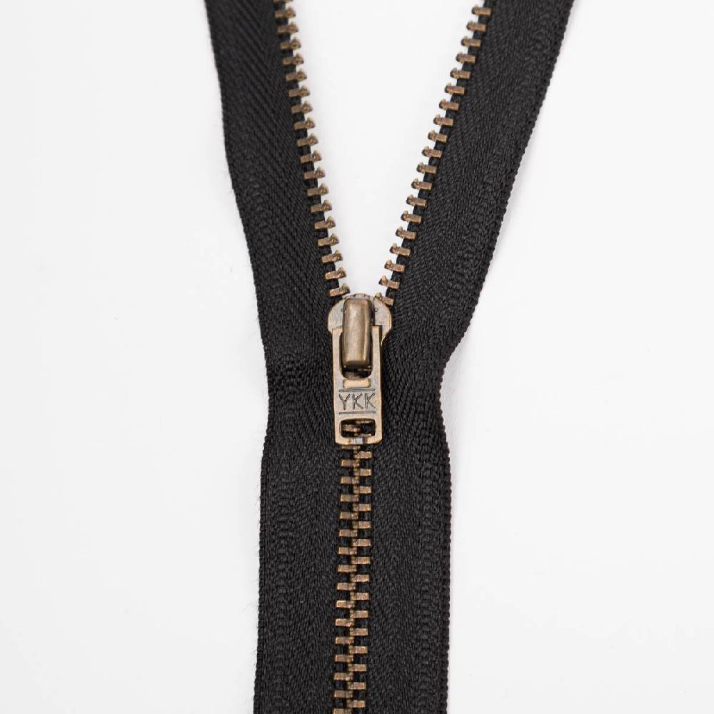 Schöner Leben Reißverschluss Metall antik gold nicht teilbar 3mm 12cm lang in versch. Farben Exklusive Angebote