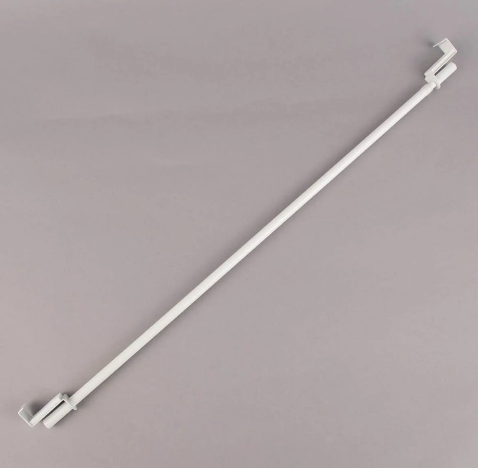 Schöner Leben Spannstange Vitragenstange Twist Zylinder ohne Kleben oder Bohren ausziehbar weiß 90x130cm Letzte 2 Tage