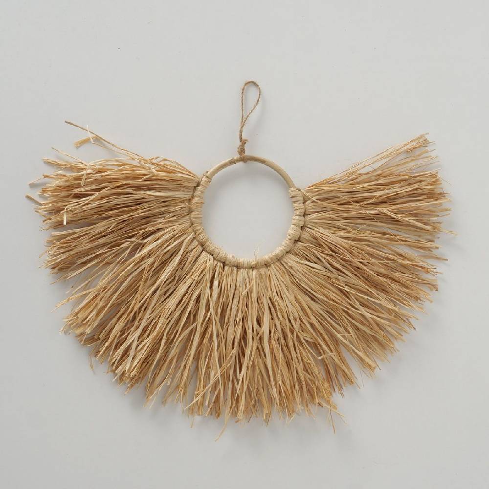 Schöner Leben Dekohänger Ranela aus Grasbaum handgewebt, 60x35cm Bis zu 60% Rabatt