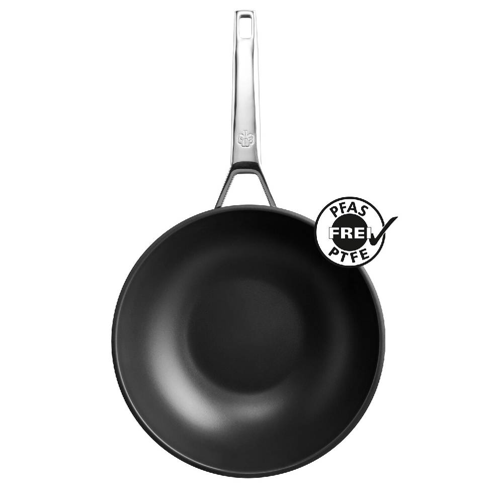 ﻿Schulte Ufer Wokpfanne Astral mit UniverSUS-Oberflächenstruktur, 28 cm Begrenztes Angebot