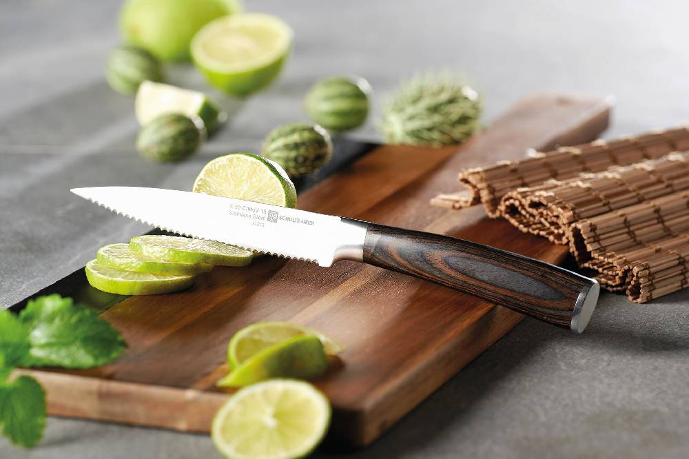 Schulte Ufer Allzweck-Messer Riku mit Wellenschliff Zeitlich begrenztes Angebot